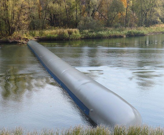 Водоналивные дамбы в Красноярске